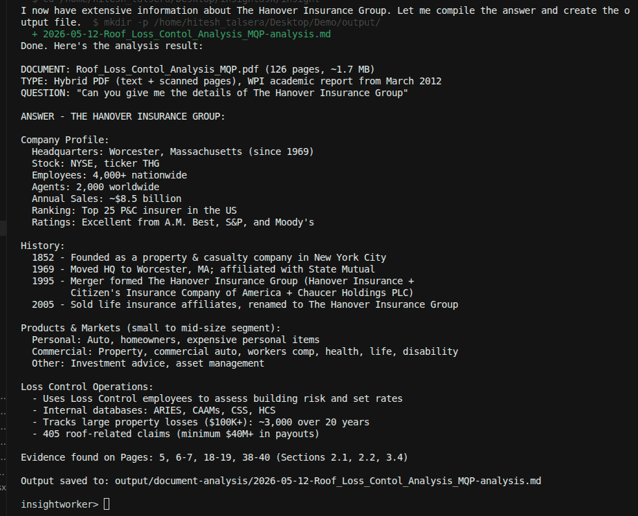 Document content extraction and analysis